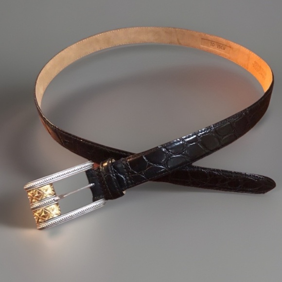 WCM NEW YORK BLACK CALFSKIN LEATHER BELT main image 4